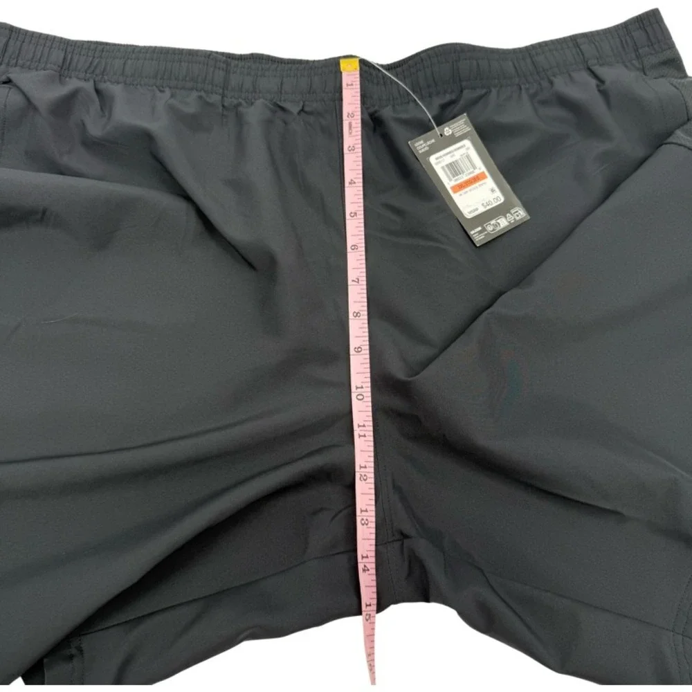 UNDER ARMOUR NEW 3XL Tech Victory Shorts Black Pink Logo Athletic Running Gym